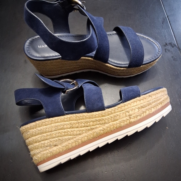 Marc Fisher Shoes - Marc Fisher Suede Espadrille Sandals Size 8.5